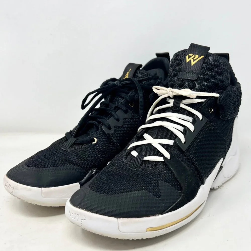 Nike Jordan‎ Why Not Zero.2 The Family Russell Westbrook Shoes Black Sz 11.5 VGC